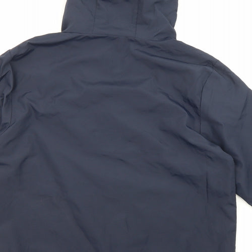 McKenzie Mens Blue Windbreaker Jacket Size S Zip