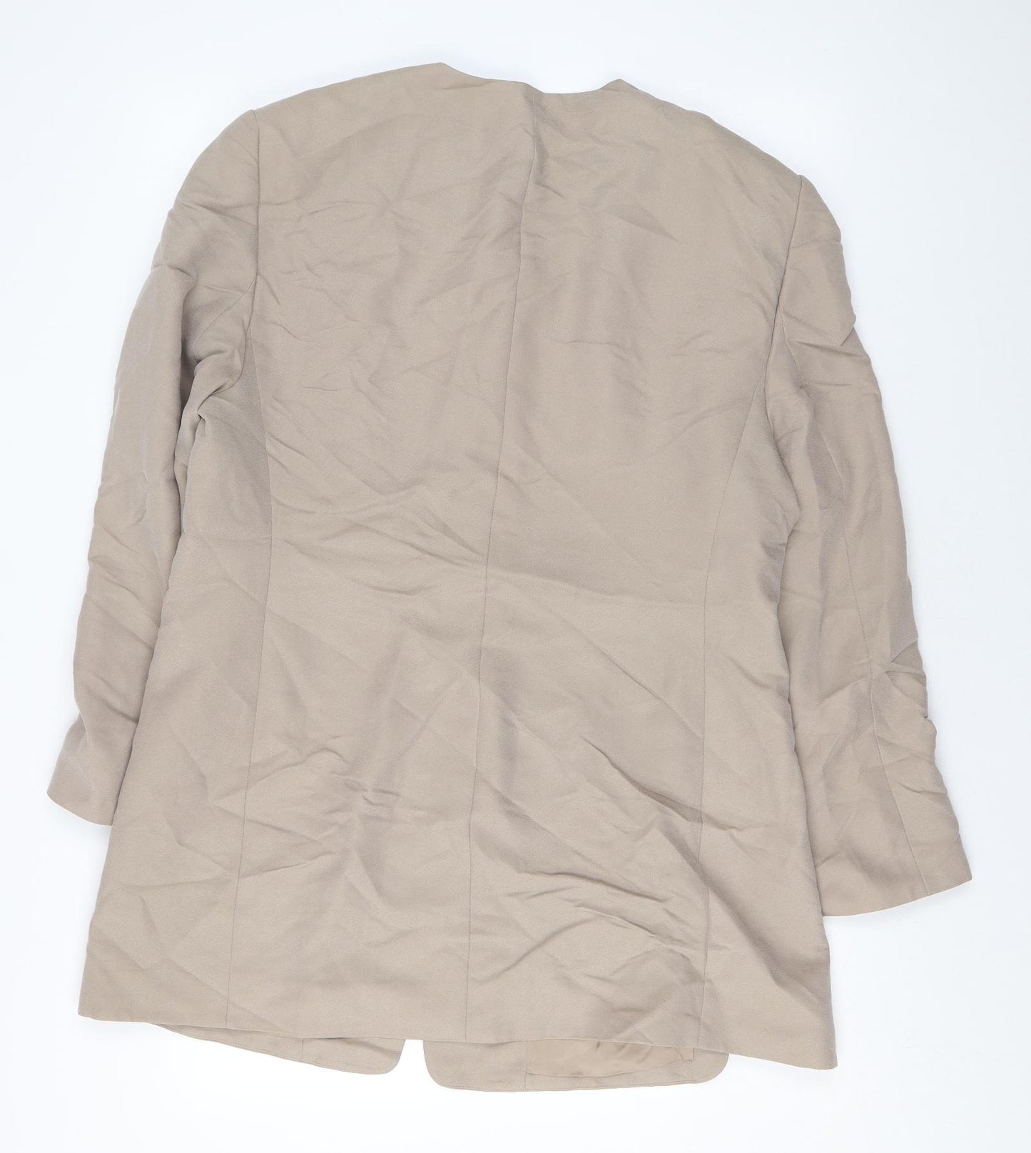 Planet Womens Beige Jacket Blazer Size 16 Button