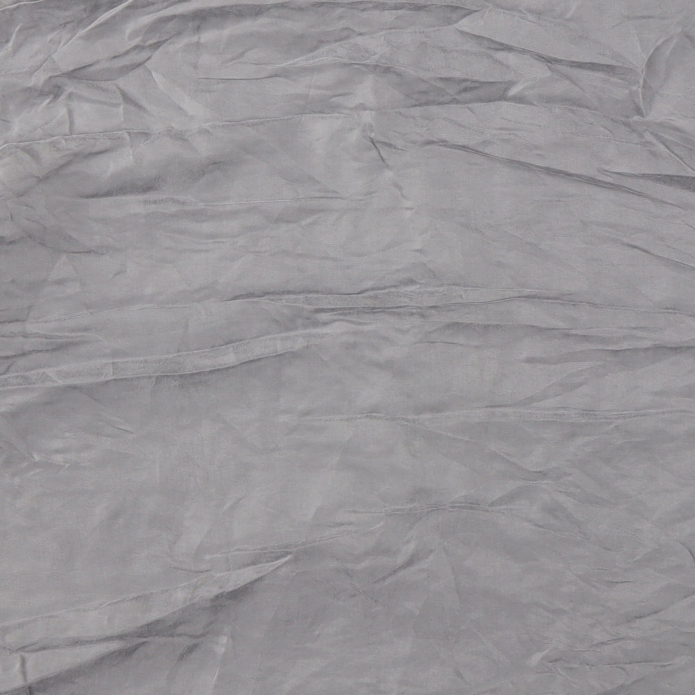 Marks and Spencer Womens Grey Cupro Basic Button-Up Size 22 Collared