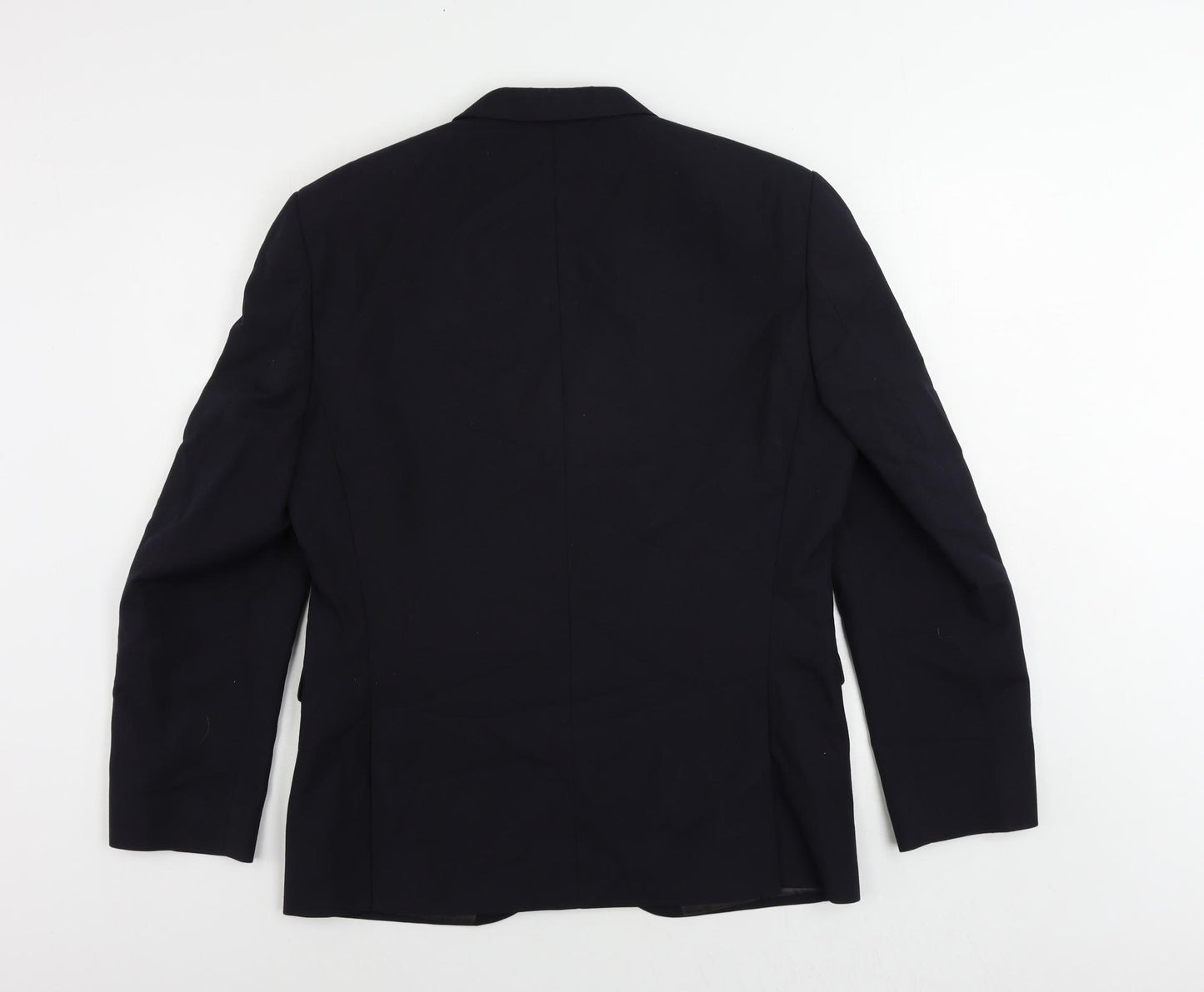 NEXT Mens Blue Polyester Jacket Suit Jacket Size 40 Regular