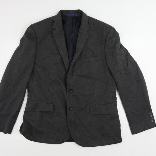 Marks and Spencer Mens Grey Polyester Jacket Suit Jacket Size 44 Regular