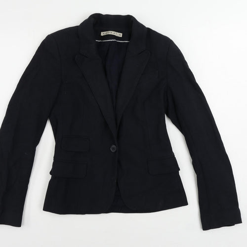Kookai Womens Blue Jacket Blazer Size 8 Button