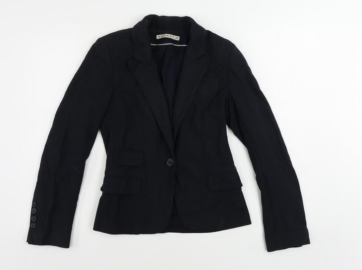 Kookai Womens Blue Jacket Blazer Size 8 Button