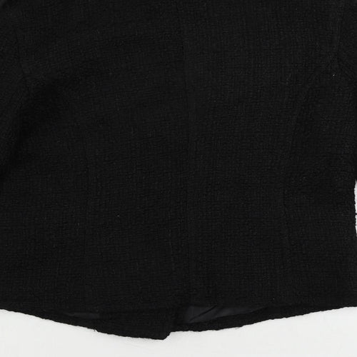 Amphora Womens Black Jacket Size S Zip