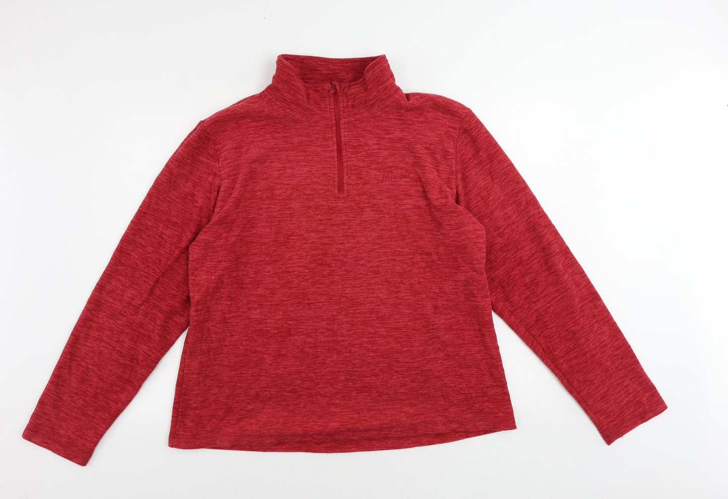 HiGear Womens Red Polyester Pullover Sweatshirt Size 18 Zip