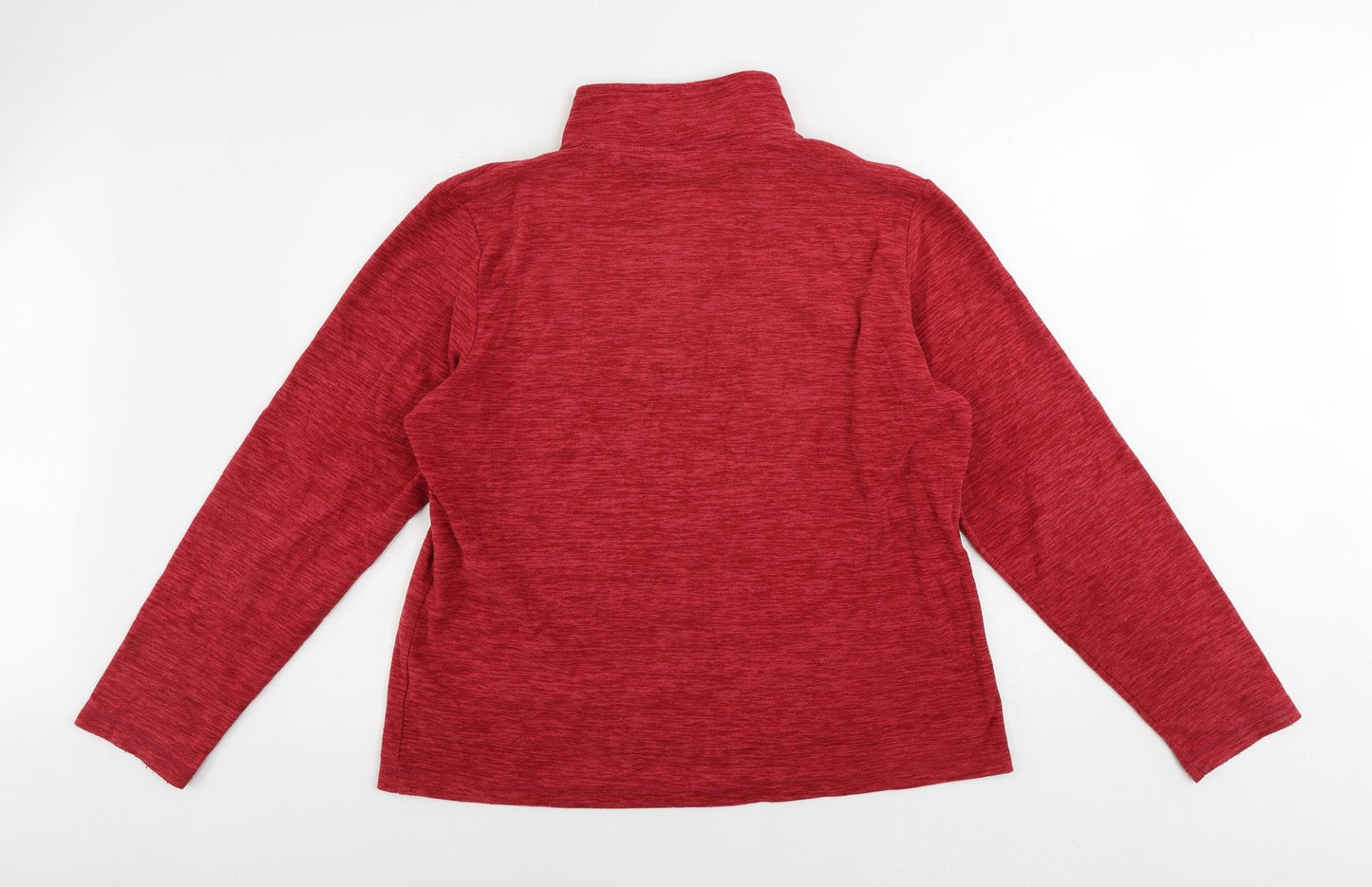 HiGear Womens Red Polyester Pullover Sweatshirt Size 18 Zip