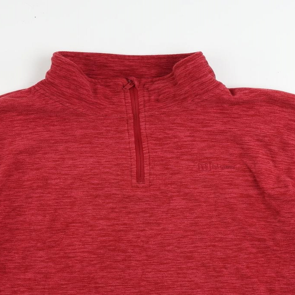HiGear Womens Red Polyester Pullover Sweatshirt Size 18 Zip