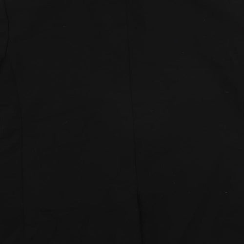 H&M Womens Black Jacket Blazer Size M Button