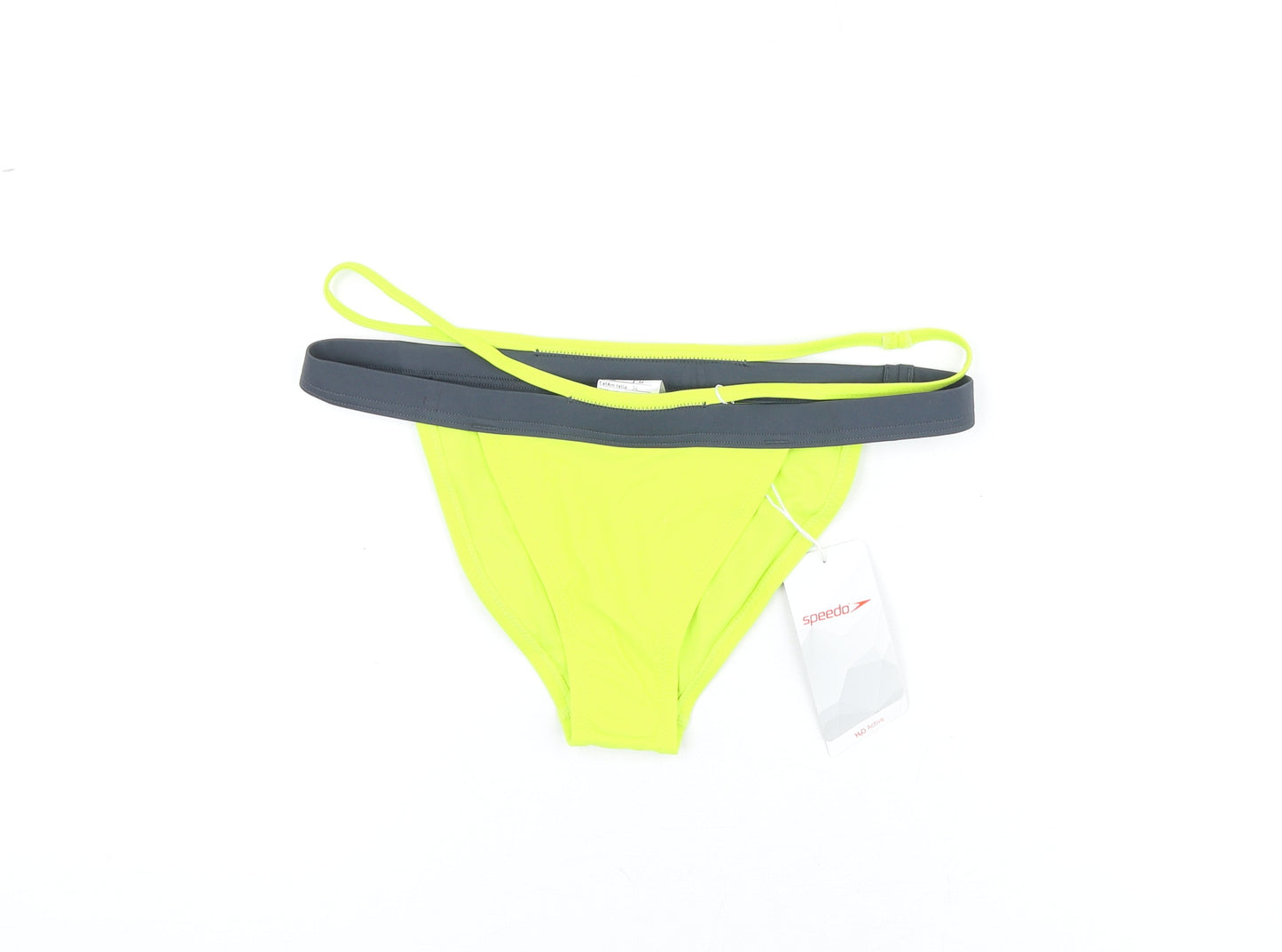 Speedo Womens Yellow Polyamide Swim Bottom Size M