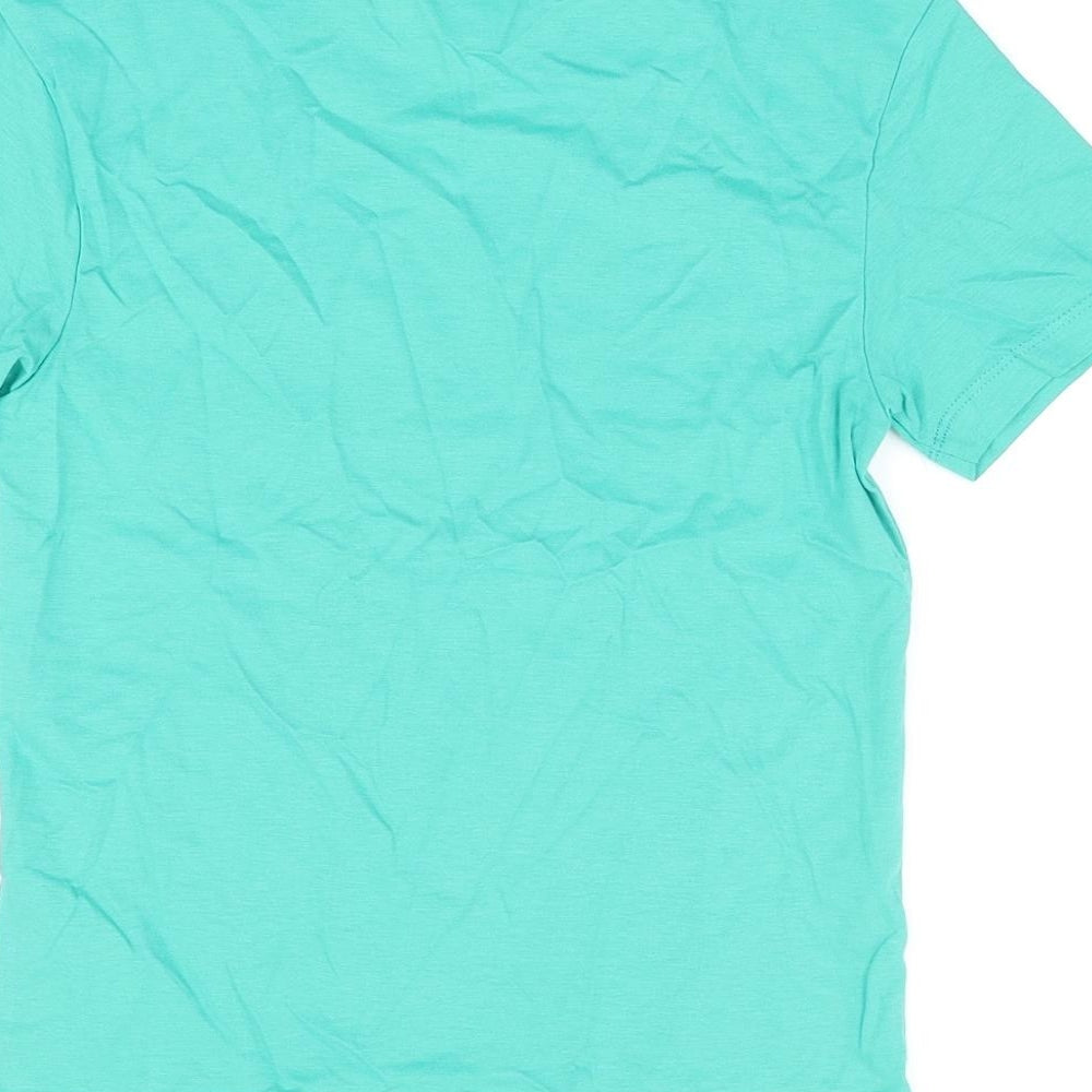 Marks and Spencer Boys Green Cotton Basic T-Shirt Size 7-8 Years Round Neck Pullover - The Hulk, Marvel