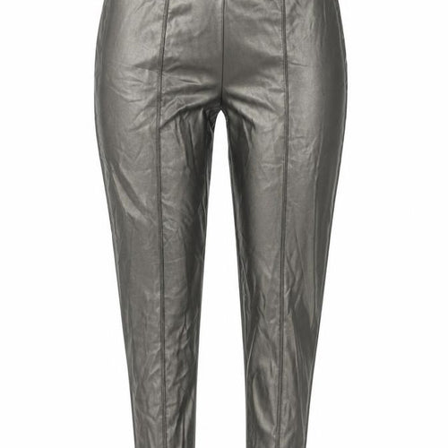 Marks and Spencer Womens Gold Polyester Jegging Trousers Size 8 L25 in Regular