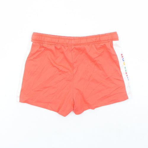 Marks and Spencer Boys Red 100% Cotton Sweat Shorts Size 6-7 Years Regular Drawstring - Harry Potter Elasticated Waist Inside Leg 3 Inches Waist Size 22 Inches