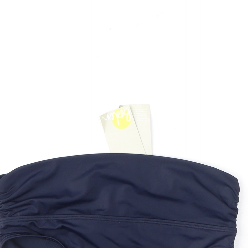 Boden Womens Blue Polyamide Swim Bottom Size 10