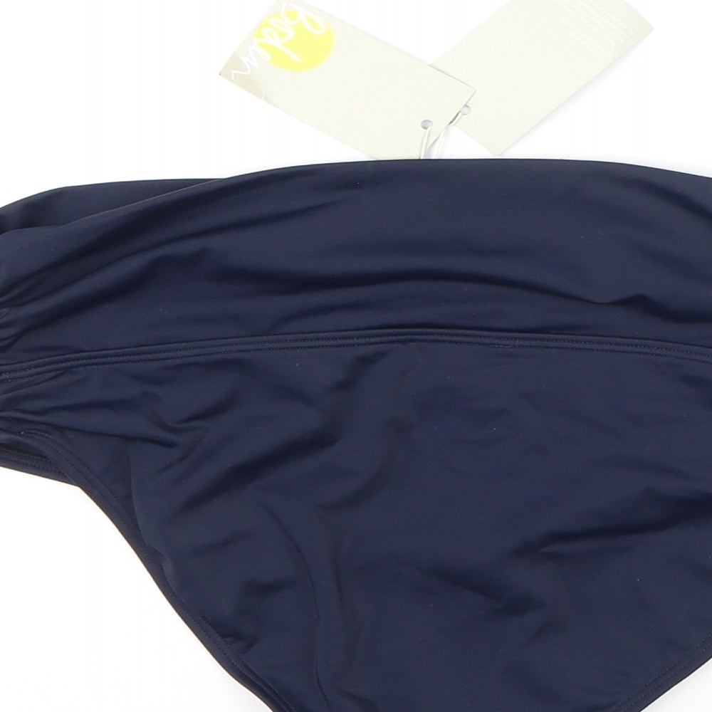 Boden Womens Blue Polyamide Swim Bottom Size 10