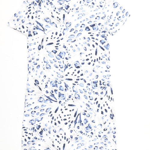 Marks and Spencer Womens Multicoloured Geometric Cotton Top Dress Size XS