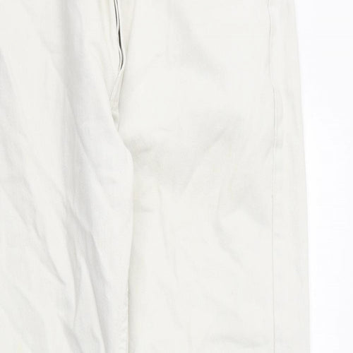 Levi's Mens Beige Cotton Straight Jeans Size 36 in L30 in Regular Zip