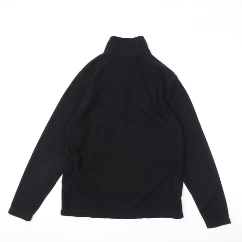 Gelert Womens Black Polyester Pullover Sweatshirt Size XS Zip