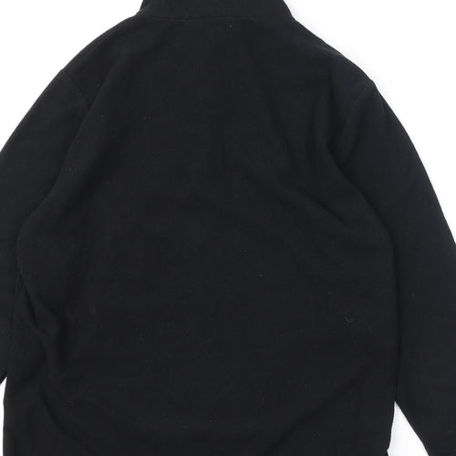 Gelert Womens Black Polyester Pullover Sweatshirt Size XS Zip