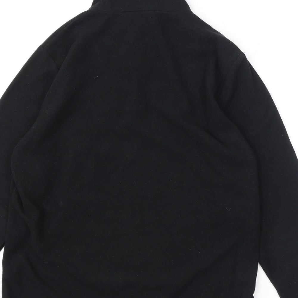 Gelert Womens Black Polyester Pullover Sweatshirt Size XS Zip