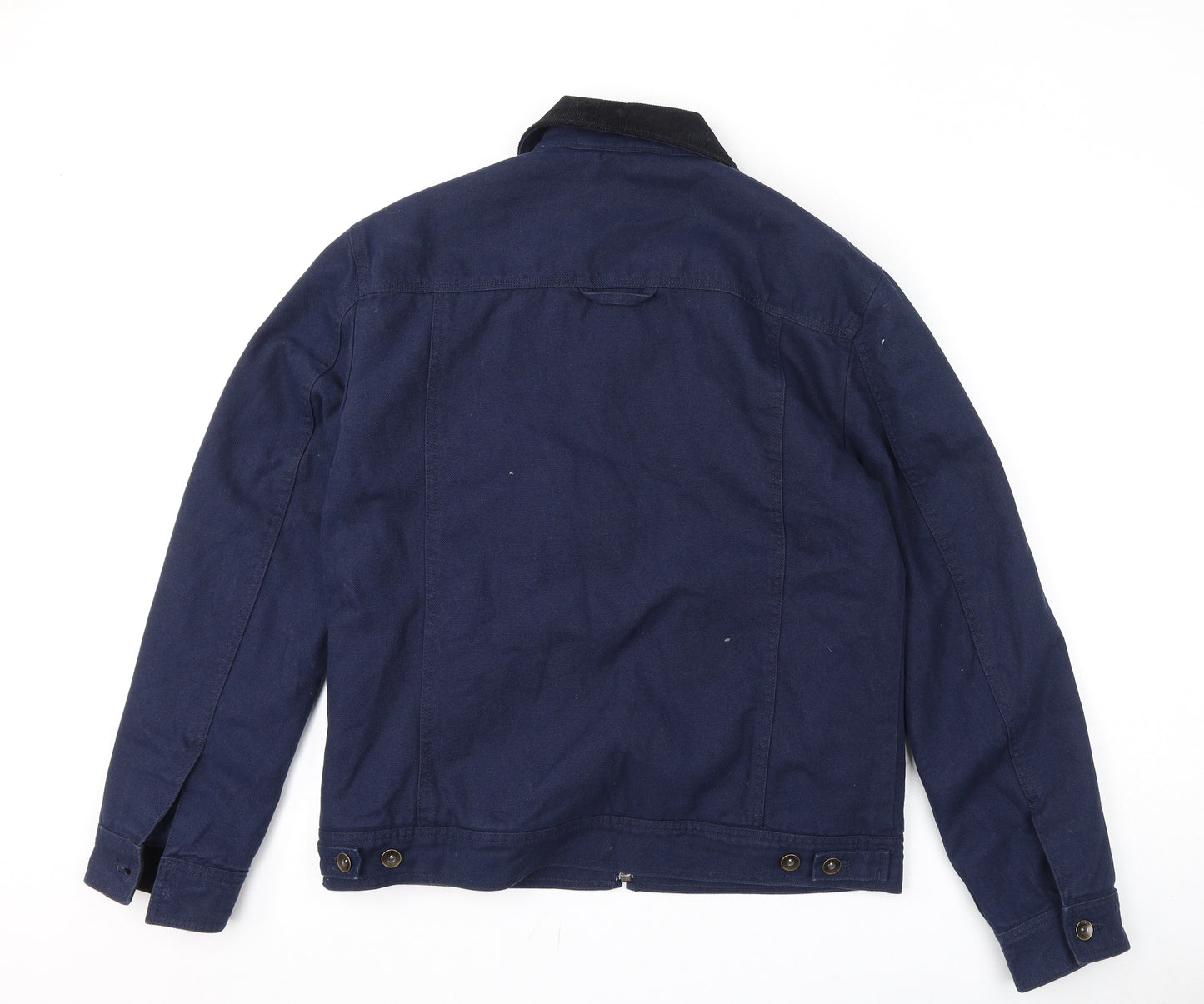 Marks and Spencer Mens Blue Jacket Size M Button