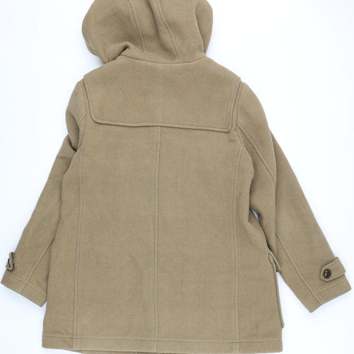 Marks and Spencer Womens Brown Parka Coat Size 18 Zip