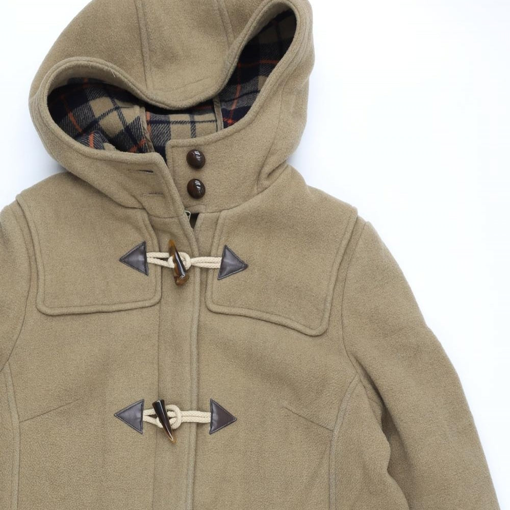 Marks and Spencer Womens Brown Parka Coat Size 18 Zip
