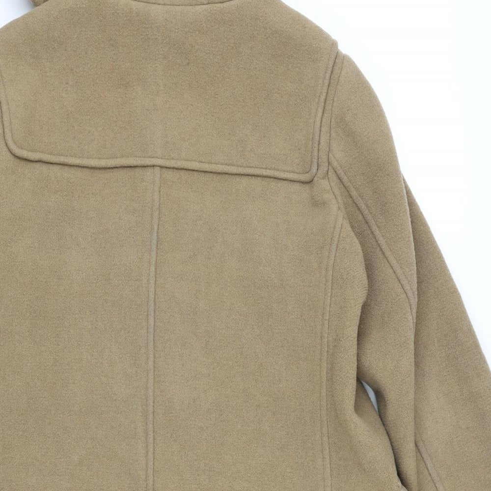 Marks and Spencer Womens Brown Parka Coat Size 18 Zip