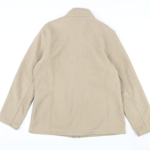 Marks and Spencer Womens Beige Jacket Size 12 Zip