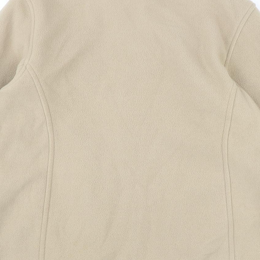 Marks and Spencer Womens Beige Jacket Size 12 Zip