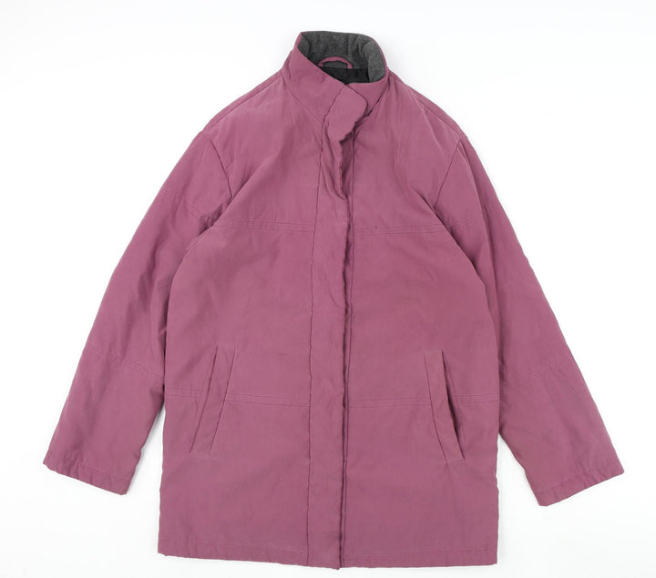 Steilmann Womens Pink Windbreaker Coat Size 10 Zip