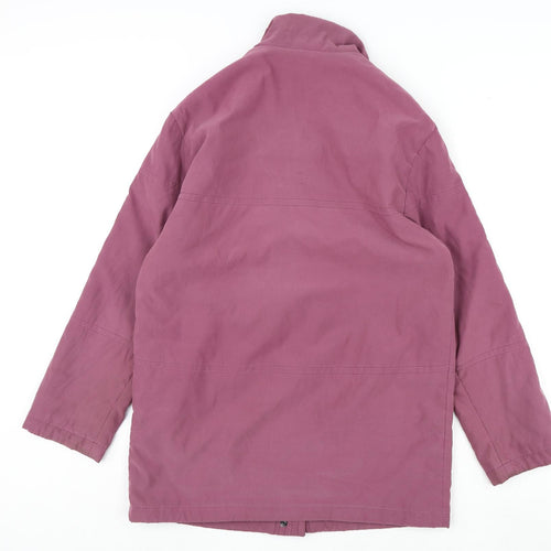 Steilmann Womens Pink Windbreaker Coat Size 10 Zip