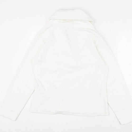 Cotton Traders Womens White Polyester Pullover Sweatshirt Size 14 Pullover - Size 14-16