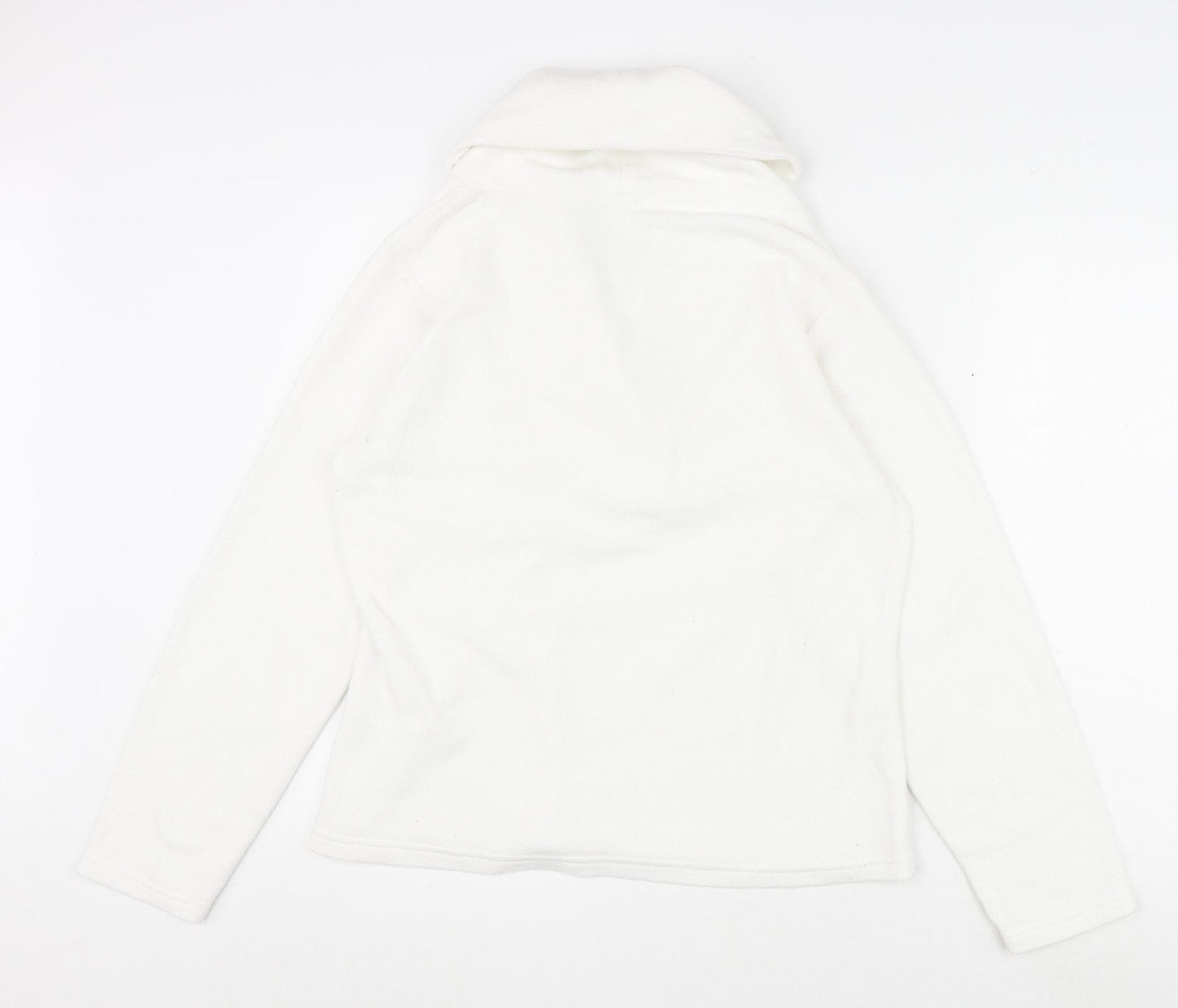 Cotton Traders Womens White Polyester Pullover Sweatshirt Size 14 Pullover - Size 14-16