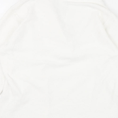 Cotton Traders Womens White Polyester Pullover Sweatshirt Size 14 Pullover - Size 14-16