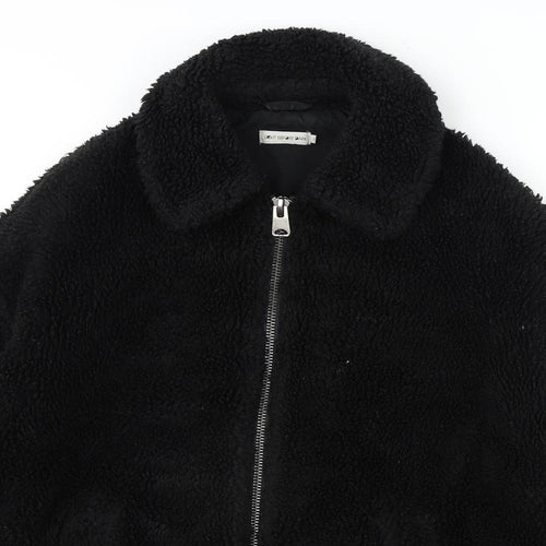 Light Before Dark Womens Black Jacket Size S Zip