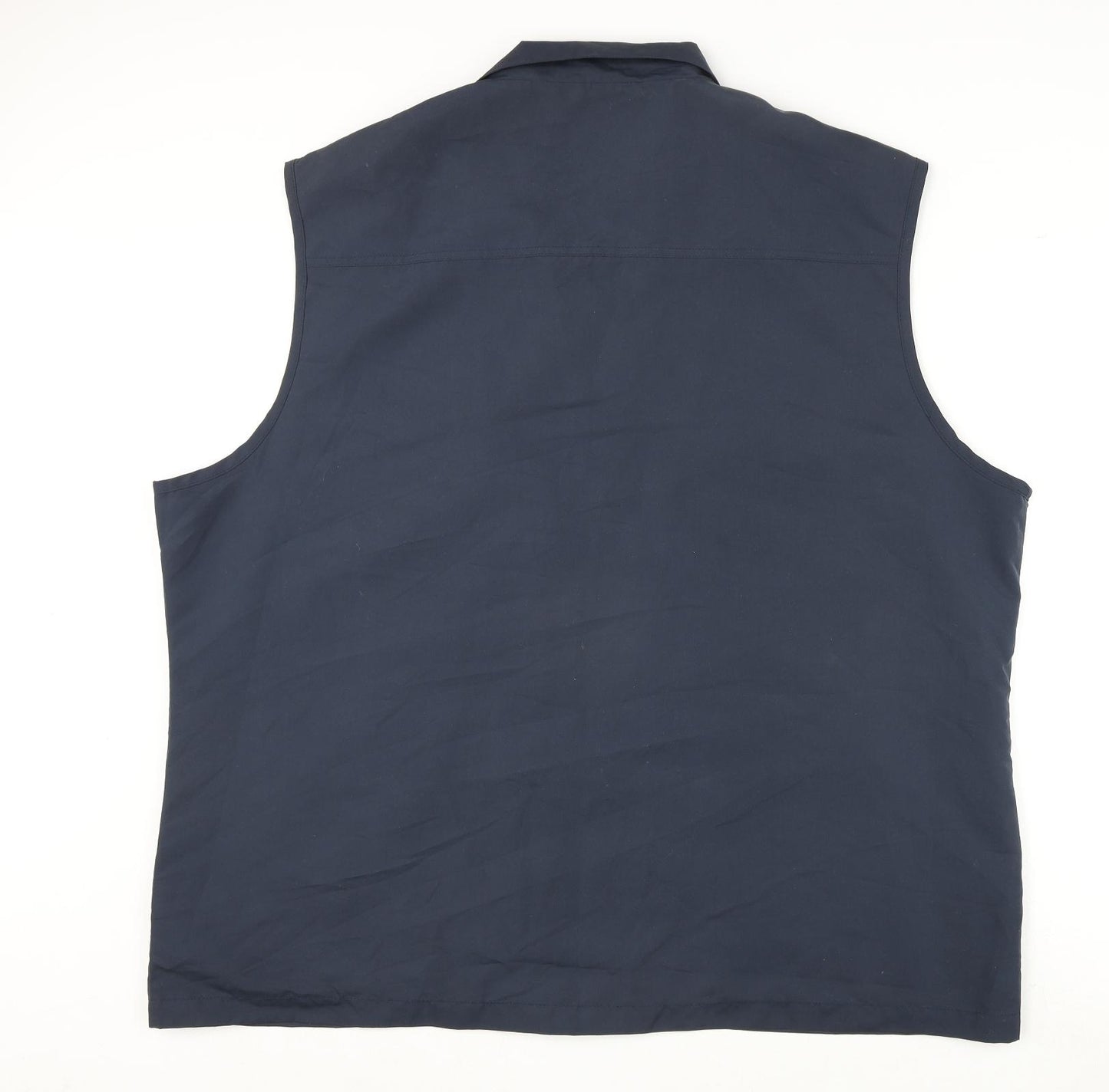 Premier Man Mens Blue Gilet Coat Size 2XL Zip