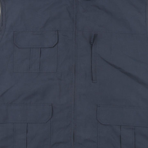 Premier Man Mens Blue Gilet Coat Size 2XL Zip
