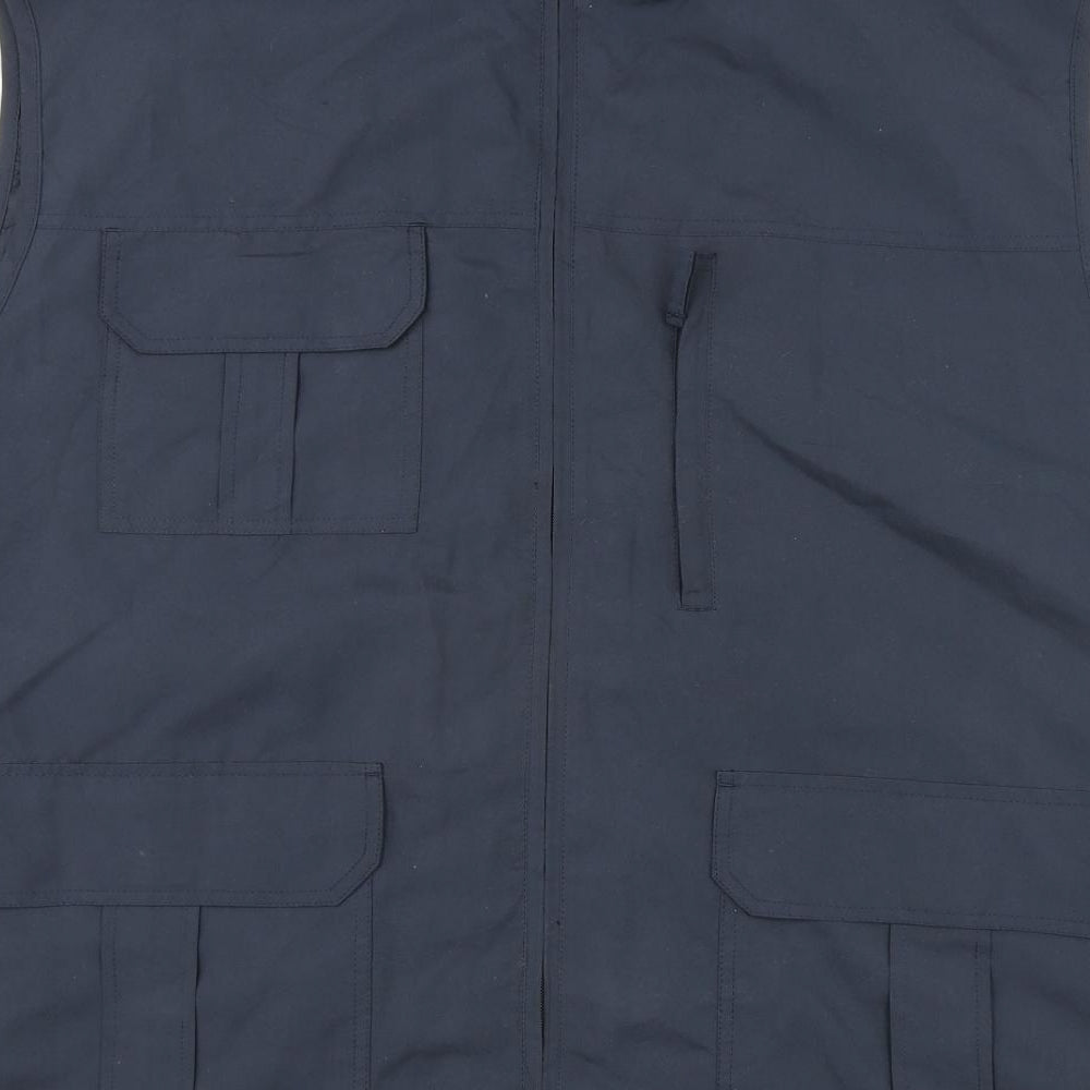 Premier Man Mens Blue Gilet Coat Size 2XL Zip