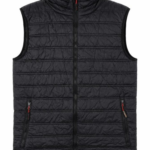 Castle Clothing Mens Black Gilet Coat Size S Zip