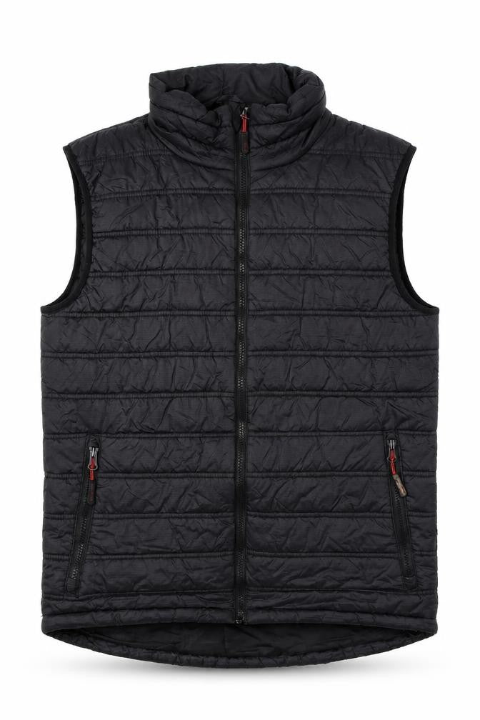 Castle Clothing Mens Black Gilet Coat Size S Zip