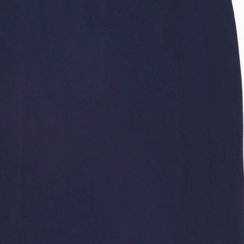 Ann Harvey Womens Blue Polyester Maxi Skirt Size 41 in