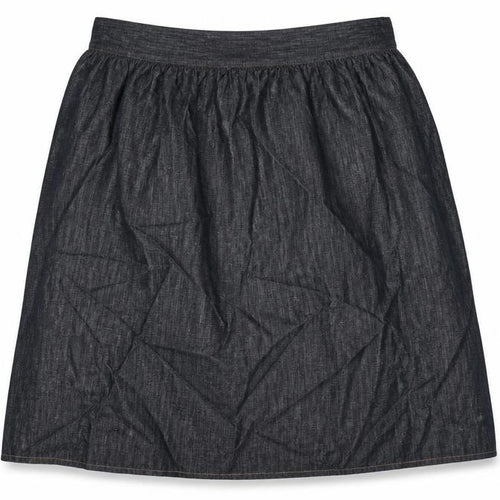 Marks and Spencer Womens Blue Cotton Peasant Skirt Size 20 Zip