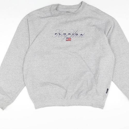 Paradise Sport Mens Grey Cotton Pullover Sweatshirt Size XL - Florida Key West