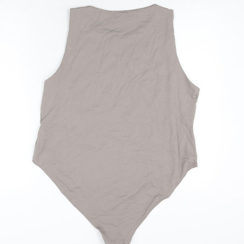 Autograph Womens Green Polyamide Bodysuit One-Piece Size 20 Snap