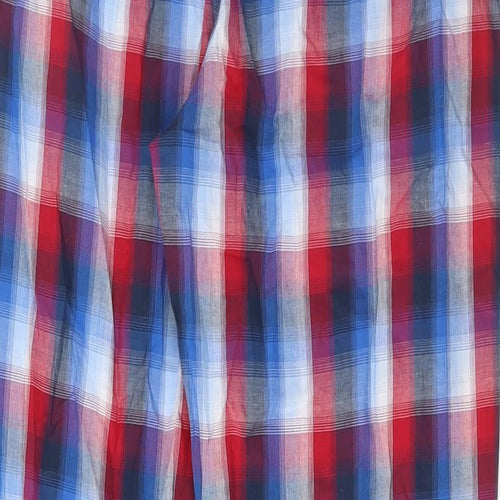 Marks and Spencer Mens Multicoloured Plaid Cotton Pyjama Pants Size M Pullover