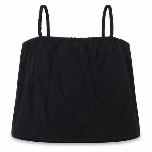 Marks and Spencer Womens Black Cotton Camisole Tank Size 20 Square Neck