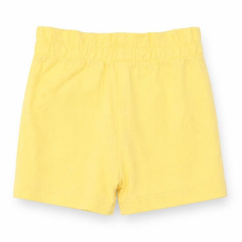 Marks and Spencer Girls Yellow Cotton Cropped Trousers Size 3-6 Months Pullover - Lemon