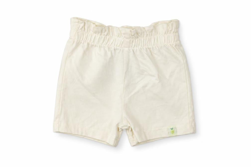 Marks and Spencer Girls Ivory Cotton Cropped Trousers Size 3-6 Months Pullover - Lemon
