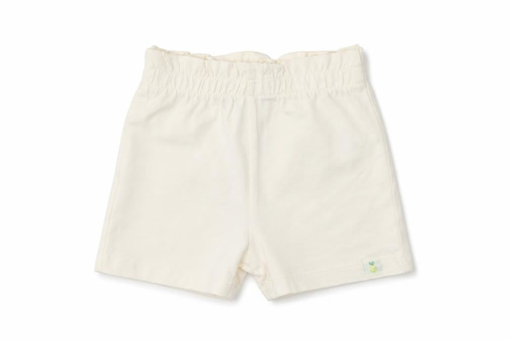 Marks and Spencer Girls Beige Cotton Cropped Trousers Size 3-6 Months Pullover - Lemon