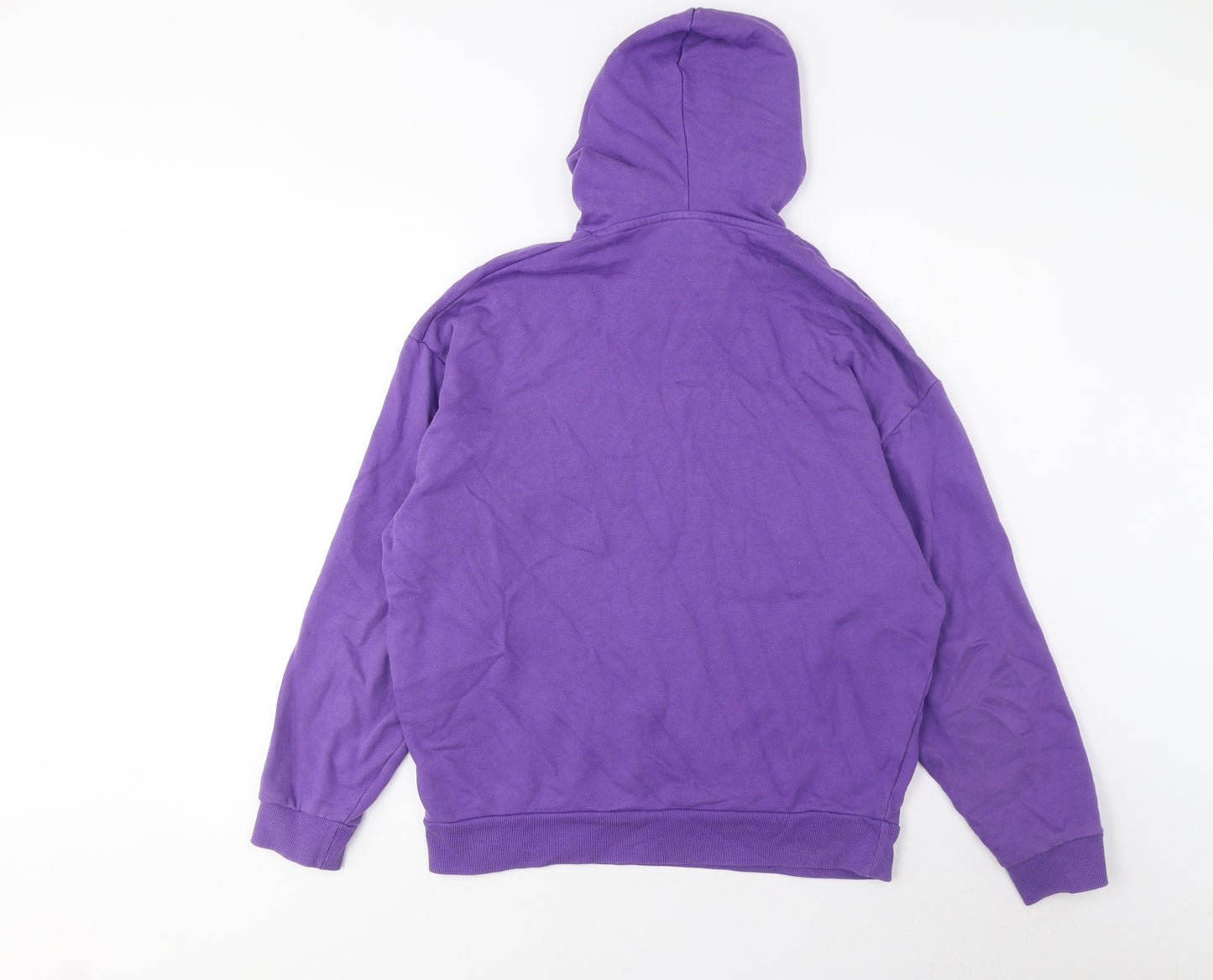 ASOS Womens Purple Cotton Pullover Hoodie Size 2XS Pullover - Pockets